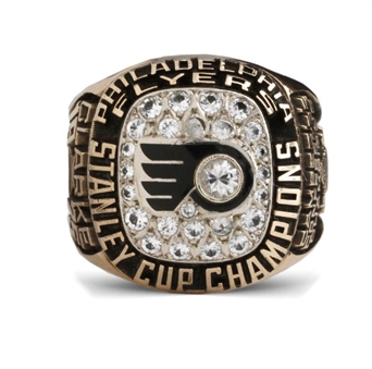 Bobby Clarke 1975 Philadelphia Flyers Stanley Cup Champions Ring (Salesman Sample)